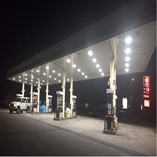 petrol station